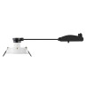Spot encastré NEW TRIA® 75 int rond orientable blanc GU10 10W IP 20 - SLV - 1007374