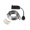Spot encastré NEW TRIA® 75 intérieur rond orientable alu GU10 10W IP 20 - SLV - 1007376