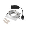 Spot encastré NEW TRIA® 75 int carré orientable blanc GU10 10W IP 20 - SLV - 1007377