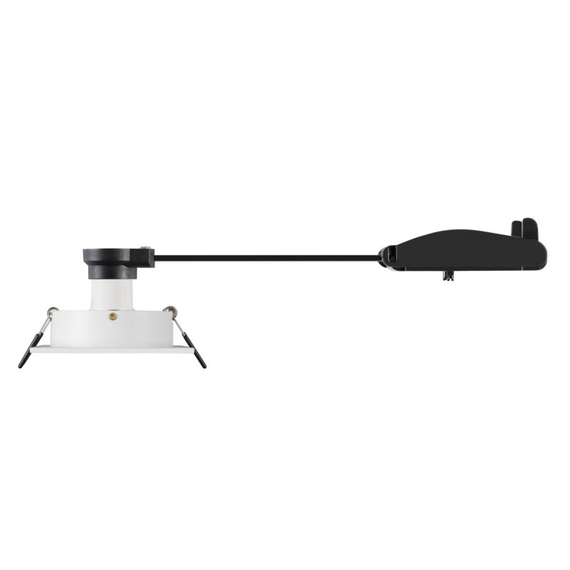 Spot encastré NEW TRIA® 75 int carré orientable blanc GU10 10W IP 20 - SLV - 1007377