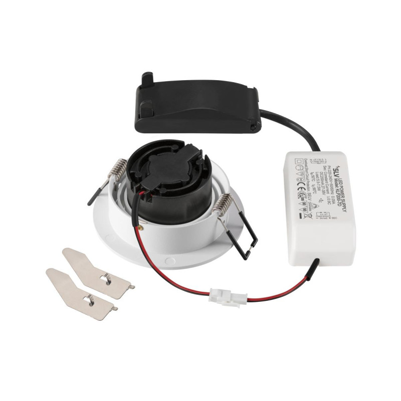 Spot encastré NEW TRIA® 75 intérieur rond orientable blanc LED 83W - SLV - 1007401