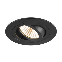Spot encastré NEW TRIA® 75 intérieur rond orientable noir LED 83W - SLV - 1007402