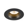 Spot encastré NEW TRIA® 68 intérieur rond noir LED 83W IP20 / IP65 - SLV - 1007406