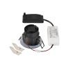 Spot encastré NEW TRIA® 68 intérieur rond noir LED 83W IP20 / IP65 - SLV - 1007406