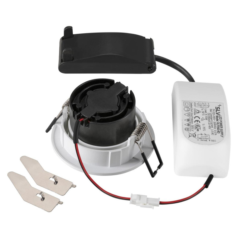 Spot encastré NEW TRIA® 68 intérieur rond blanc LED 11W IP 20 - SLV - 1007423