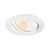 Spot encastré NEW TRIA® 68 intérieur rond blanc LED 11W IP 20 - SLV - 1007425