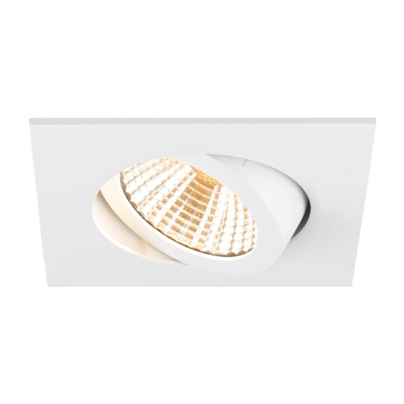 Spot encastré NEW TRIA® 68 intérieur carré blanc LED 11W IP 20 - SLV - 1007427