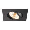 Spot encastré NEW TRIA® 68 intérieur carré noir LED 11W IP 20 - SLV - 1007428