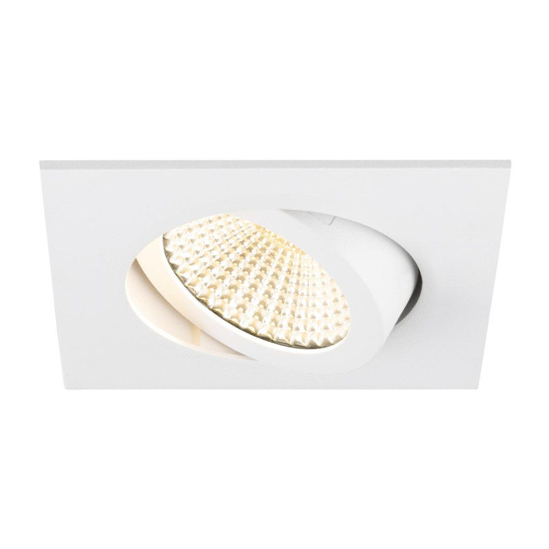 Spot encastré NEW TRIA® 68 intérieur carré blanc LED 11W IP 20 - SLV - 1007429