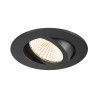 Spot encastré NEW TRIA® UNIVERSAL 68 intérieur rond noir LED 86W - SLV - 1007436