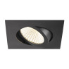 Spot encastré NEW TRIA® UNIVERSAL 68 intérieur carré noir LED 86W - SLV - 1007440