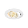Collerette spot encastré NEW TRIA® 95 intérieur rond orientable blanc - SLV - 1007443