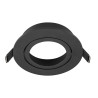 Collerette spot encastré NEW TRIA® 95 intérieur rond orientable noir - SLV - 1007444