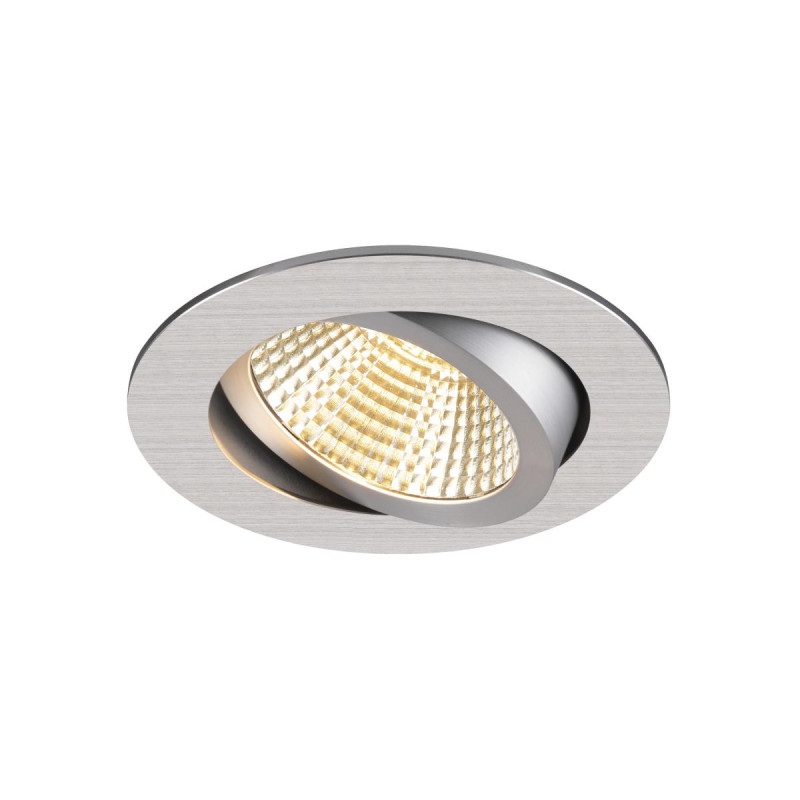 Collerette spot encastré intérieur NEW TRIA® 95 rond orientable alu - SLV - 1007445