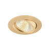 Collerette spot encastré NEW TRIA® 95 intérieur rond orientable doré - SLV - 1007447