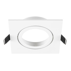 Collerette spot encastré NEW TRIA® 95 intérieur carré orientable blanc - SLV - 1007448