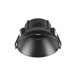 Collerette spot encastré NEW TRIA® 75 intérieur rond en retrait noir - SLV - 1007449