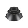 Collerette spot encastré NEW TRIA® 75 intérieur rond en retrait noir - SLV - 1007449