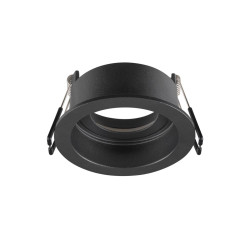 Collerette spot encastré NEW TRIA® 68 intérieur rond orientable noir - SLV - 1007451