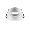 Collerette spot encastré NEW TRIA® 68 intérieur rond orientable blanc - SLV - 1007453