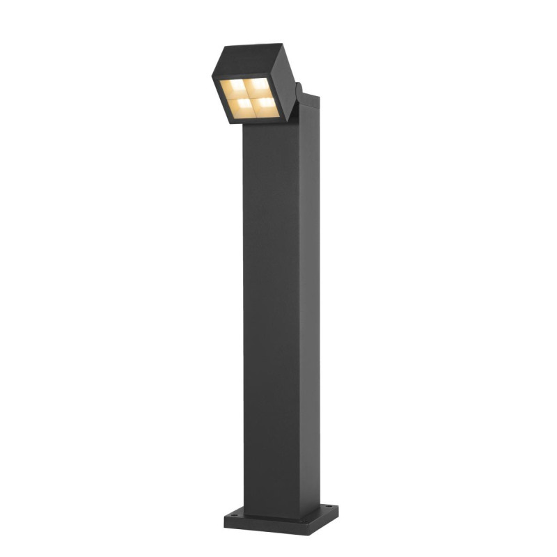 Borne S-CUBE 75 extérieur carré 15W 2700/3000&nbsp;K PHASE gris - SLV - 1007459