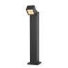 Borne S-CUBE 75 extérieur carré 15W 2700/3000&nbsp;K PHASE gris - SLV - 1007459