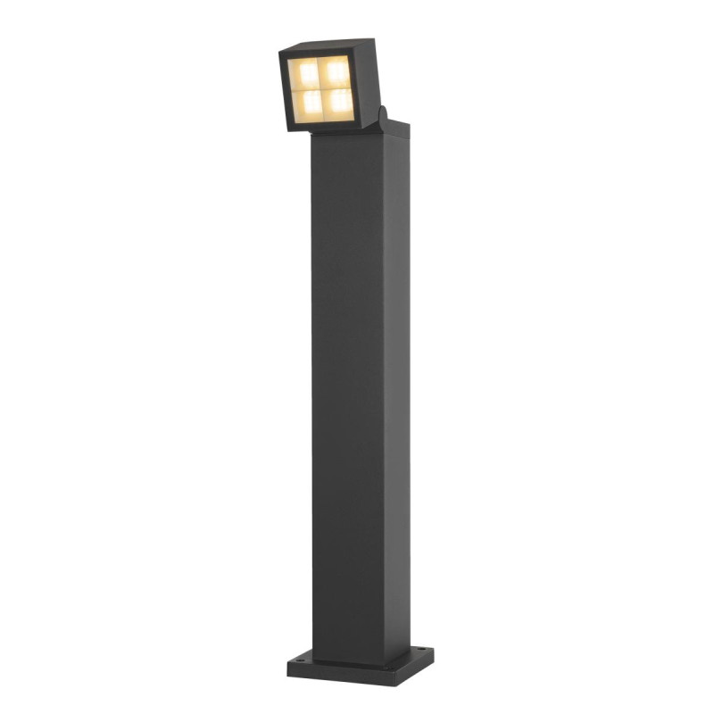 Borne S-CUBE 75 extérieur carré 15W 2700/3000&nbsp;K PHASE gris - SLV - 1007459