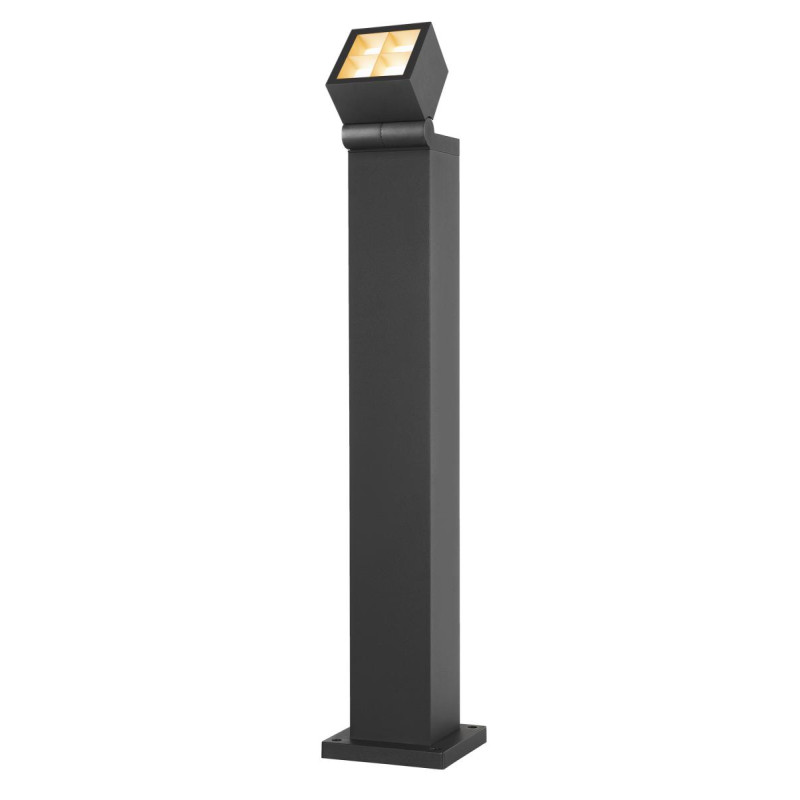 Borne S-CUBE 75 extérieur carré 15W 2700/3000&nbsp;K PHASE gris - SLV - 1007459