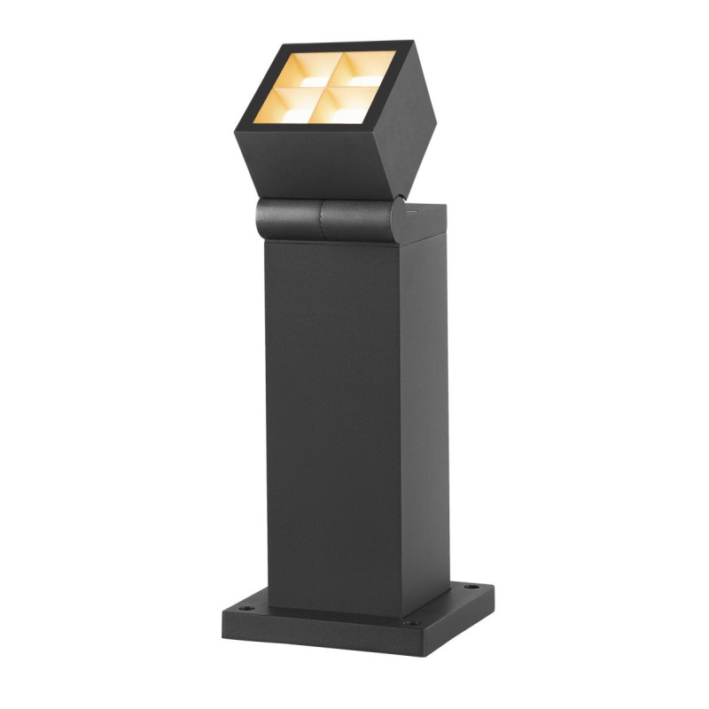 Borne S-CUBE 35 extérieur carré 15W 2700/3000&nbsp;K PHASE gris - SLV - 1007460