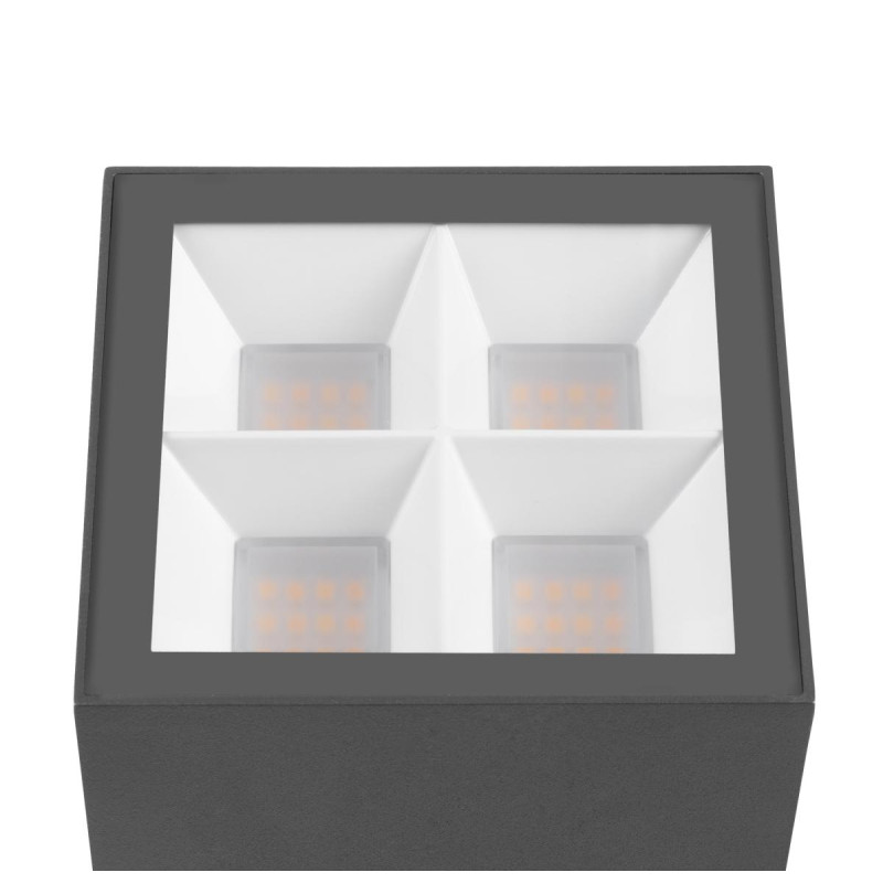 Plafonnier S-CUBE 2700/3000&nbsp;K 15W PHASE 80° gris - SLV - 1007461