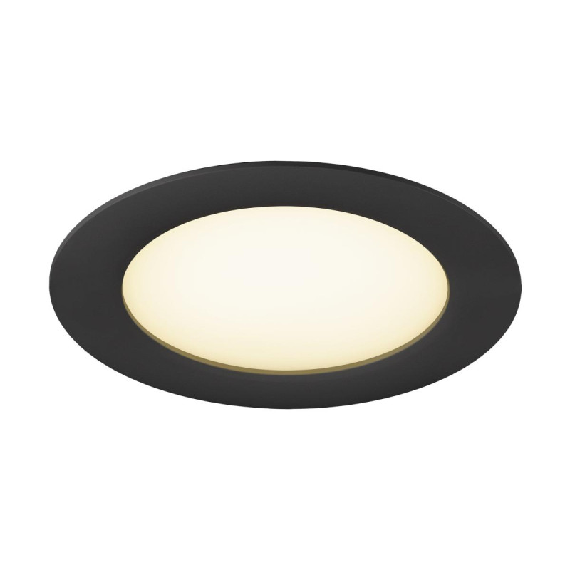 DOWNLIGHT V 150, collerette plate noire - SLV - 1007481