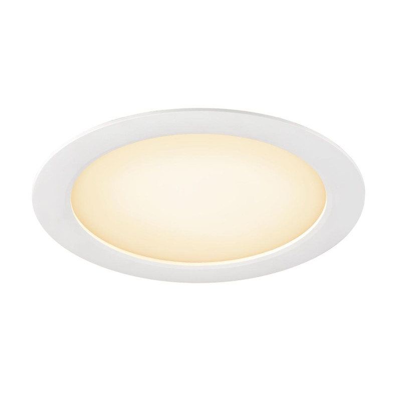 DOWNLIGHT V 200, collerette plate blanche - SLV - 1007484