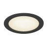 DOWNLIGHT V 200, collerette plate noire - SLV - 1007485