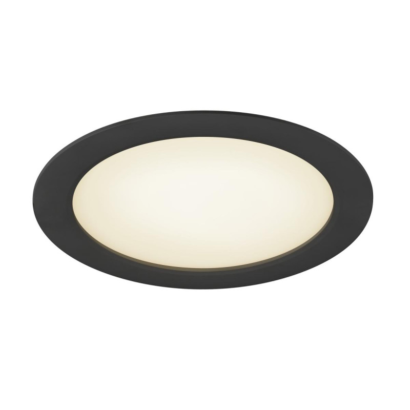 DOWNLIGHT V 200, collerette plate noire - SLV - 1007485