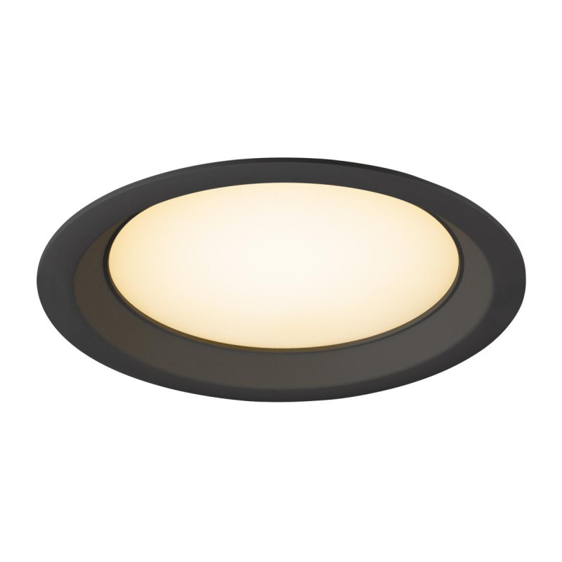 DOWNLIGHT V 200, collerette en retrait noire - SLV - 1007487