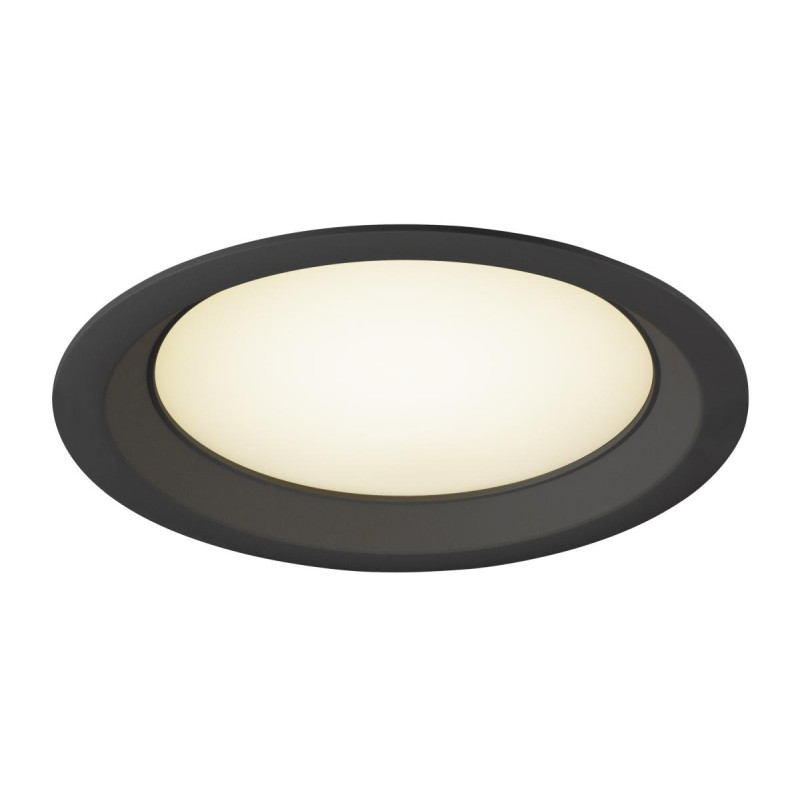DOWNLIGHT V 200, collerette en retrait noire - SLV - 1007487