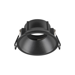 Collerette spot encastré NEW TRIA® 75 intérieur rond en retrait noir - SLV - 1007488