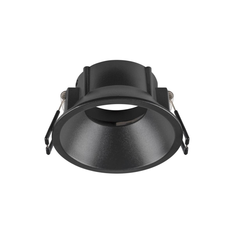 Collerette spot encastré NEW TRIA® 75 intérieur rond en retrait noir - SLV - 1007488