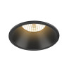Collerette spot encastré NEW TRIA® 75 intérieur rond en retrait noir - SLV - 1007488