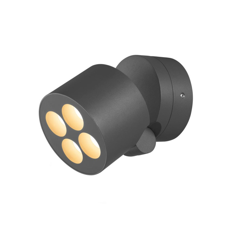 Plafonnier et applique saillie R-CUBE 2700/3000K 15W PHASE 70° gris - SLV - 1007511