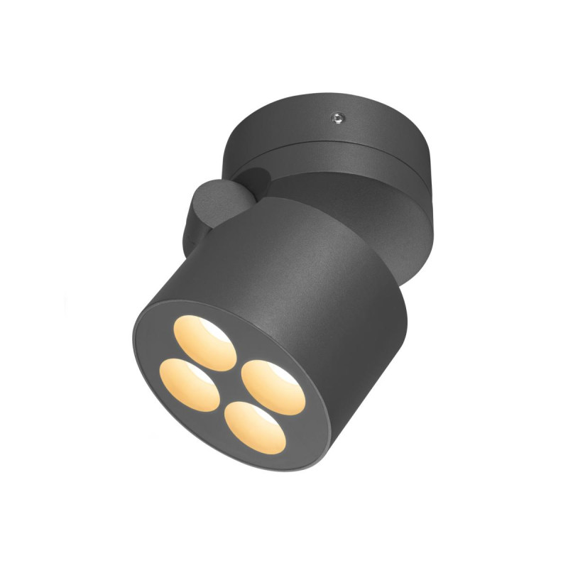 Plafonnier et applique saillie R-CUBE 2700/3000K 15W PHASE 70° gris - SLV - 1007511