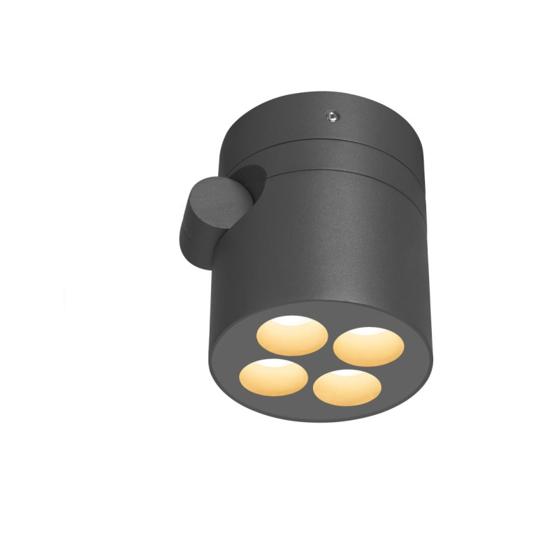 Plafonnier et applique saillie R-CUBE 2700/3000K 15W PHASE 70° gris - SLV - 1007511