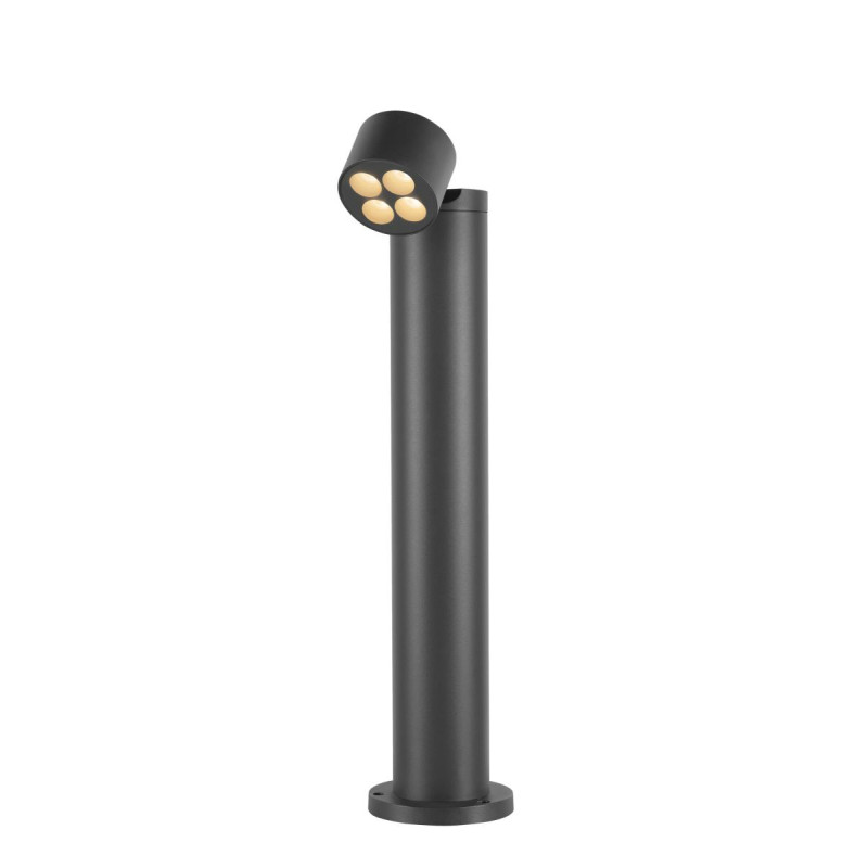 Borne R-CUBE 75 extérieur rond 15W 2700/3000&nbsp;K PHASE gris - SLV - 1007512