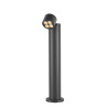 Borne R-CUBE 75 extérieur rond 15W 2700/3000&nbsp;K PHASE gris - SLV - 1007512
