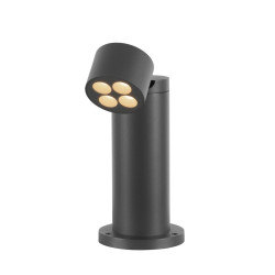 Borne R-CUBE 35 extérieur rond 15W 2700/3000&nbsp;K PHASE gris - SLV - 1007513