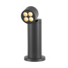 Borne R-CUBE 35 extérieur rond 15W 2700/3000&nbsp;K PHASE gris - SLV - 1007513