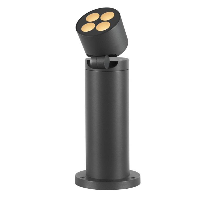 Borne R-CUBE 35 extérieur rond 15W 2700/3000&nbsp;K PHASE gris - SLV - 1007513