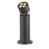 Borne R-CUBE 35 extérieur rond 15W 2700/3000&nbsp;K PHASE gris - SLV - 1007513