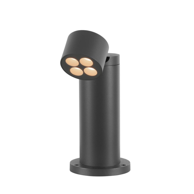 Borne R-CUBE 35 extérieur rond 15W 2700/3000&nbsp;K PHASE gris - SLV - 1007513