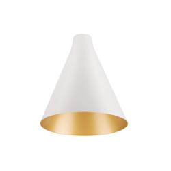 Abat-jour Mix&Match LALU® CONE 15 intérieur blanc/or - SLV - 1007531
